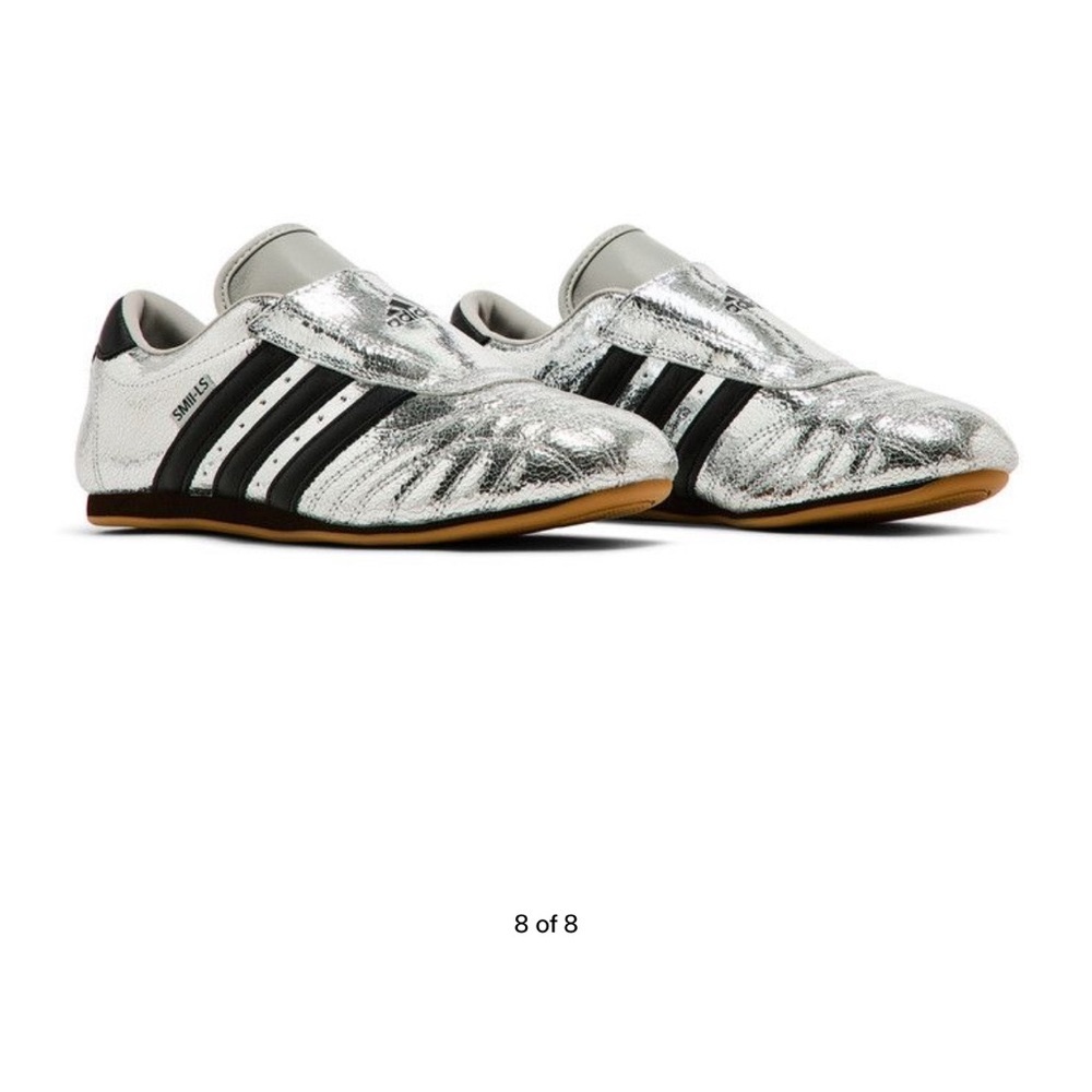 Adidas Black and Silver Taekwondo Shoes